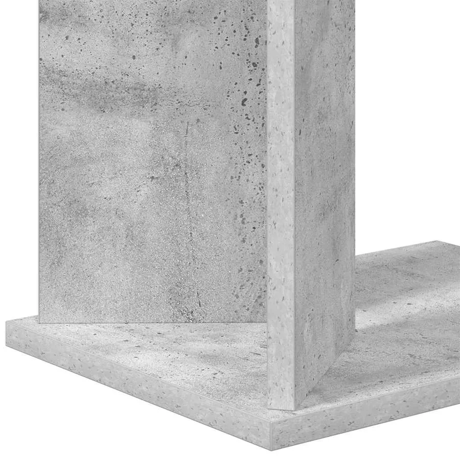 Table d'appoint Gris béton 35 x 25 x 50 cm Bois d'ingénierie - 9