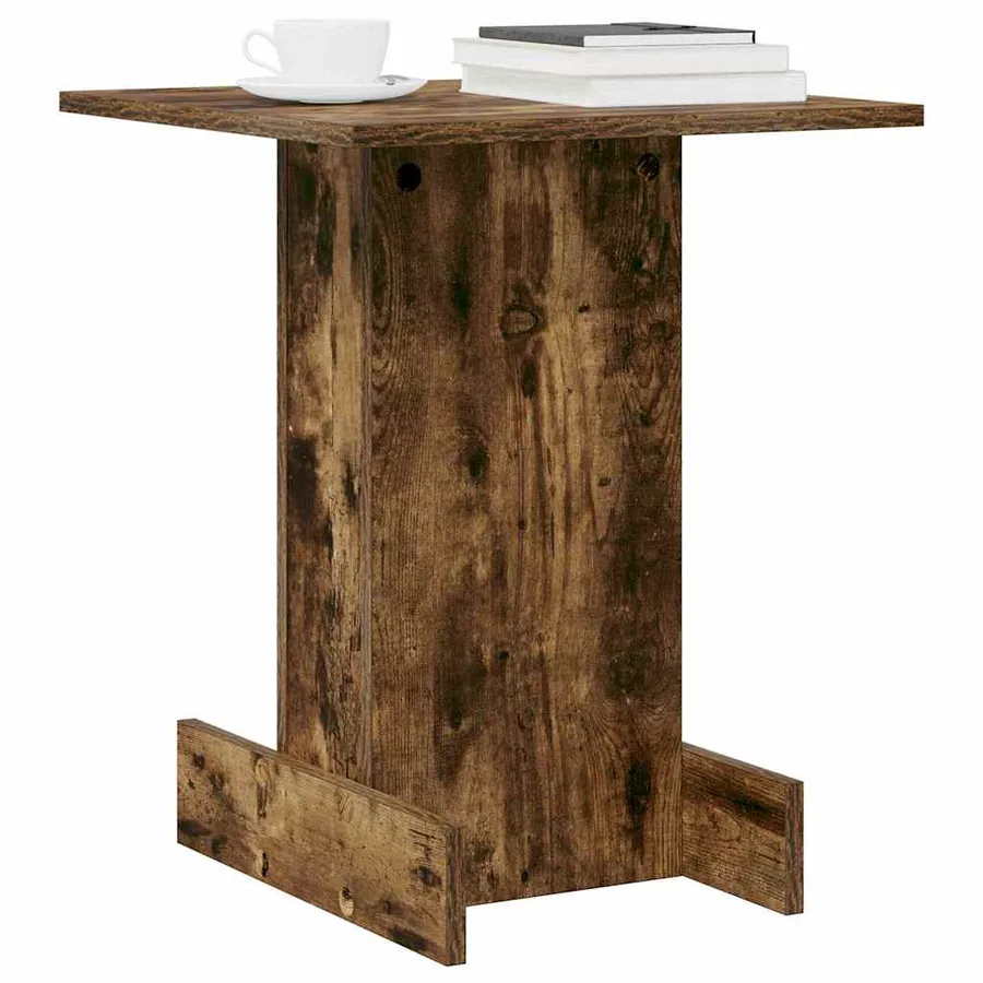 Table d'appoint Chêne fumé 44,5 x 45 x 55 cm Bois d'ingénierie - 3