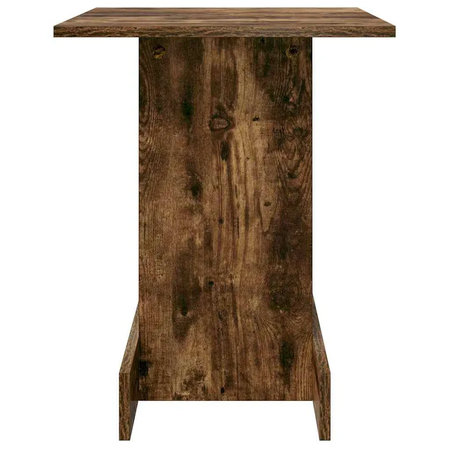 Table d'appoint Chêne fumé 44,5 x 45 x 55 cm Bois d'ingénierie - 5