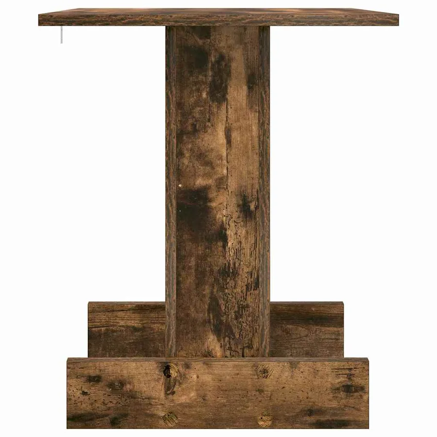 Table d'appoint Chêne fumé 44,5 x 45 x 55 cm Bois d'ingénierie - 6