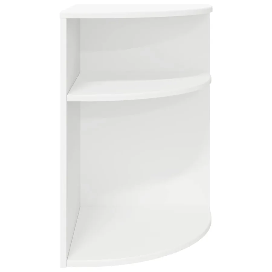Table d'appoint Blanc 39,7 x 39,7 x 60 cm Bois d'ingénierie - 5
