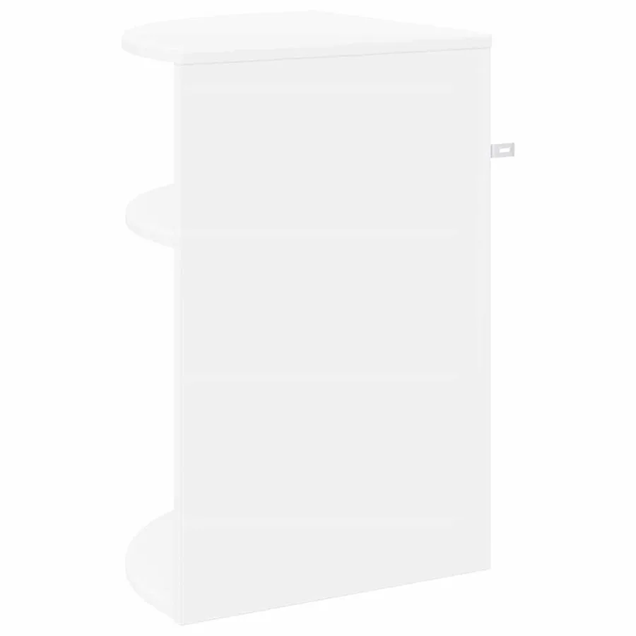 Table d'appoint Blanc 39,7 x 39,7 x 60 cm Bois d'ingénierie - 7