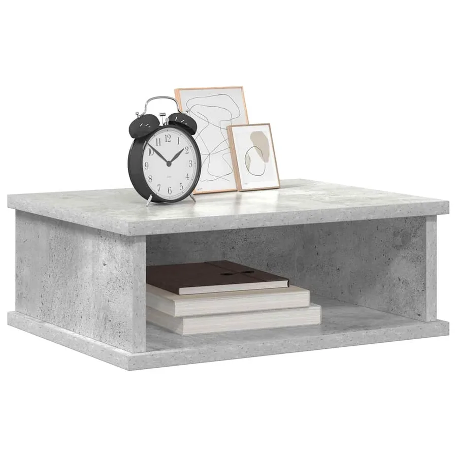 Table de chevet 2 pcs Gris béton 40 x 31 x 15 cm - 3