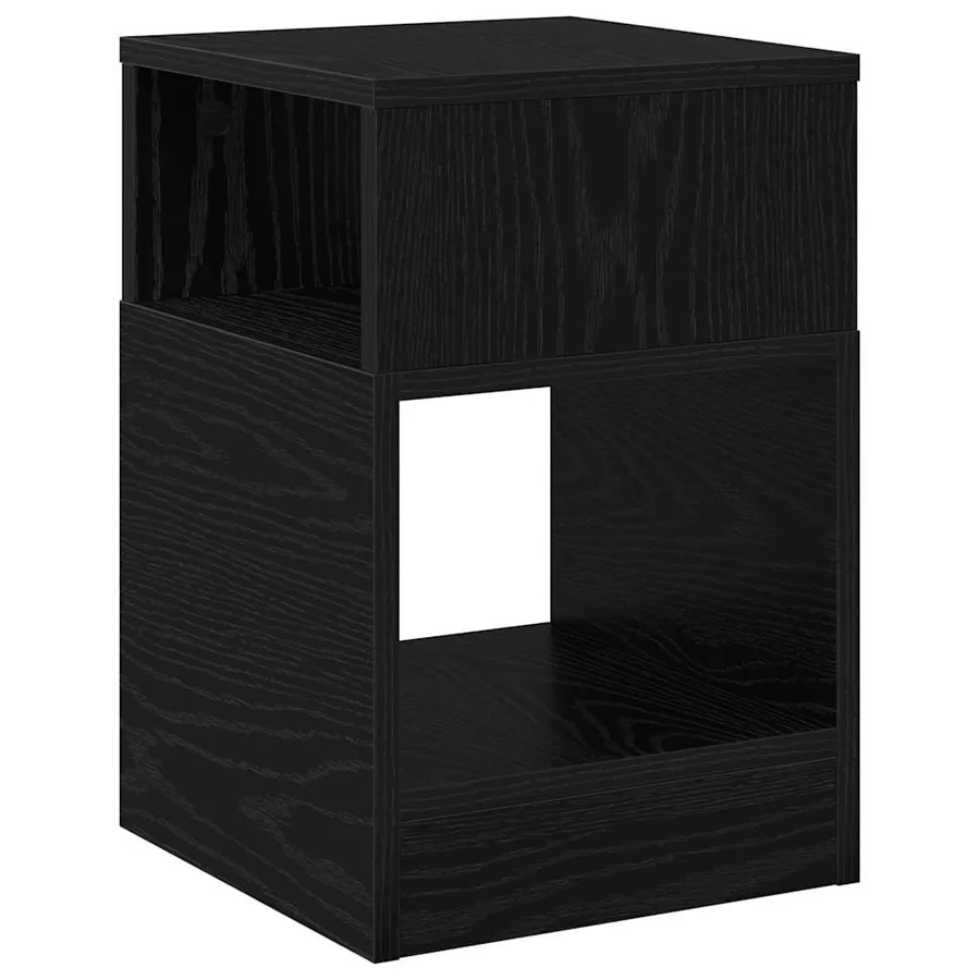 Table d'appoint 2 pcs Chêne noir 30,5 x 30 x 45 cm - 5