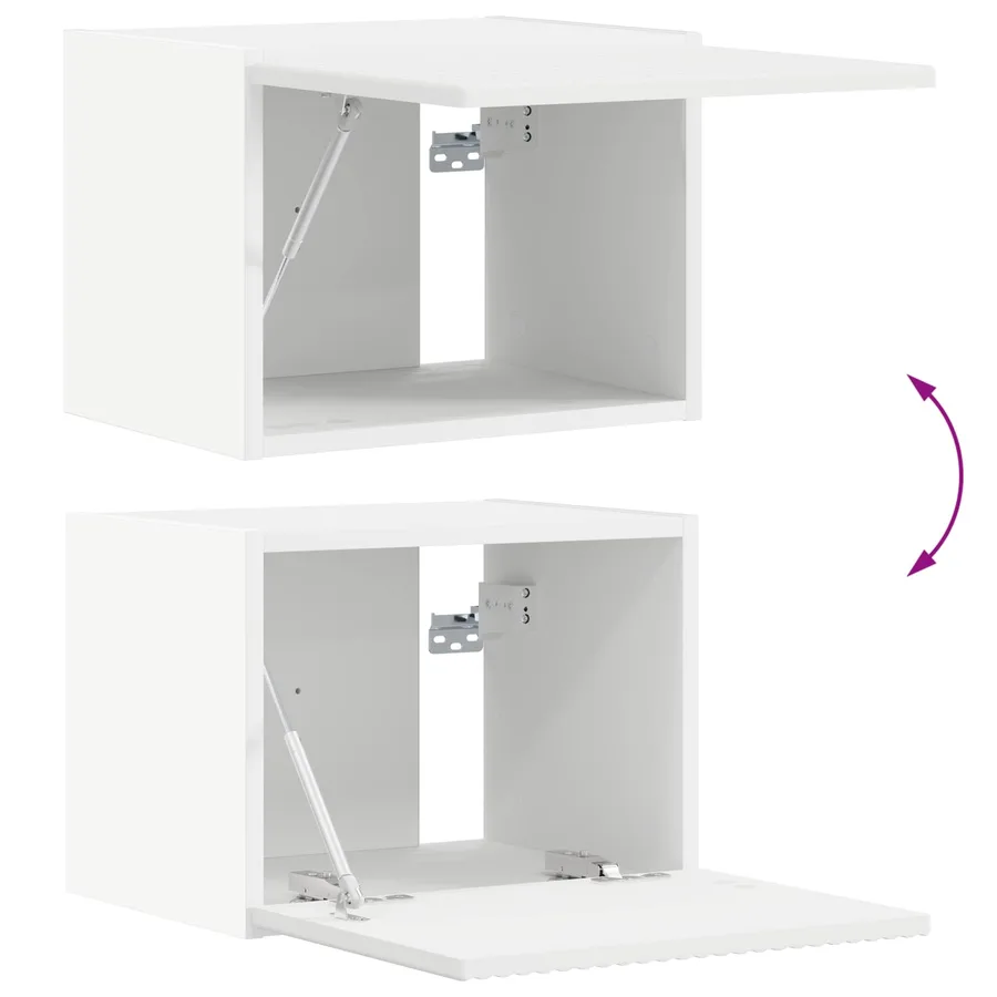 Meuble TV 5 pcs Blanc - 12