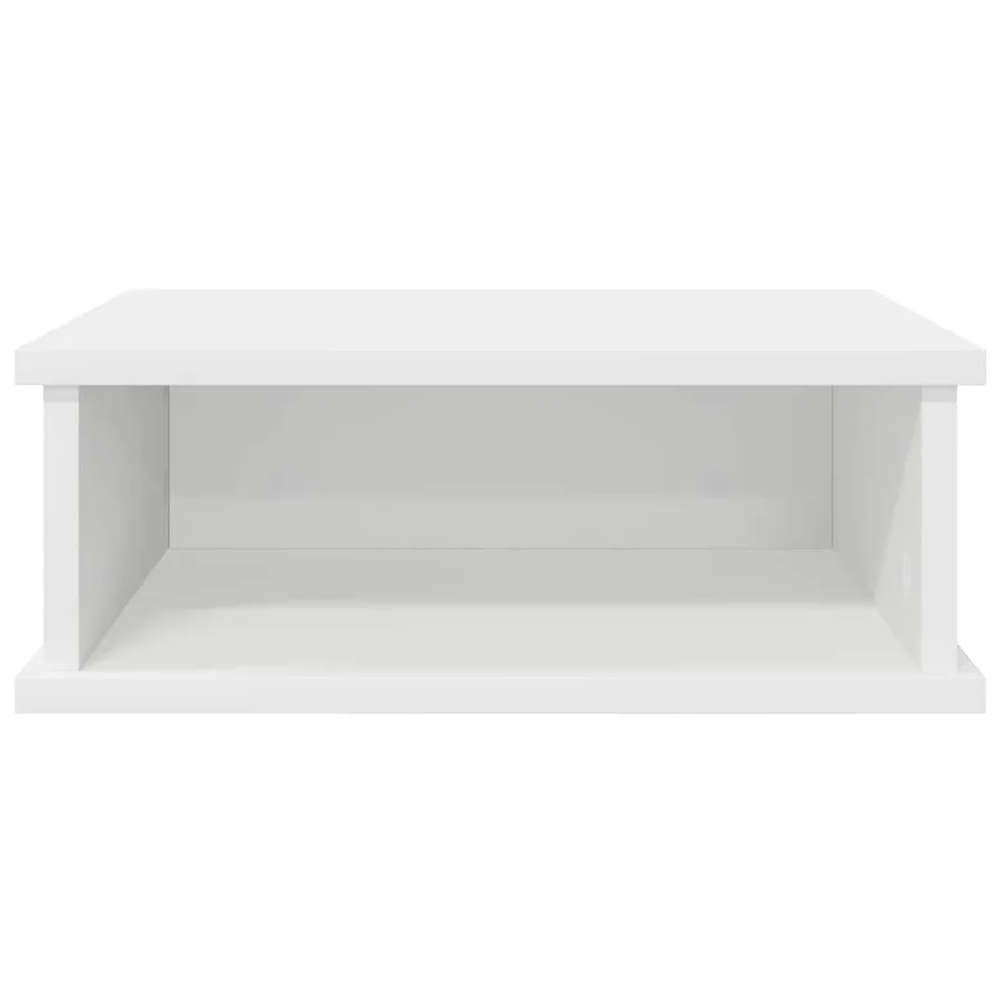 Table de chevet 2 pcs Blanc 40 x 31 x 15 cm Bois d'ingénierie - 6