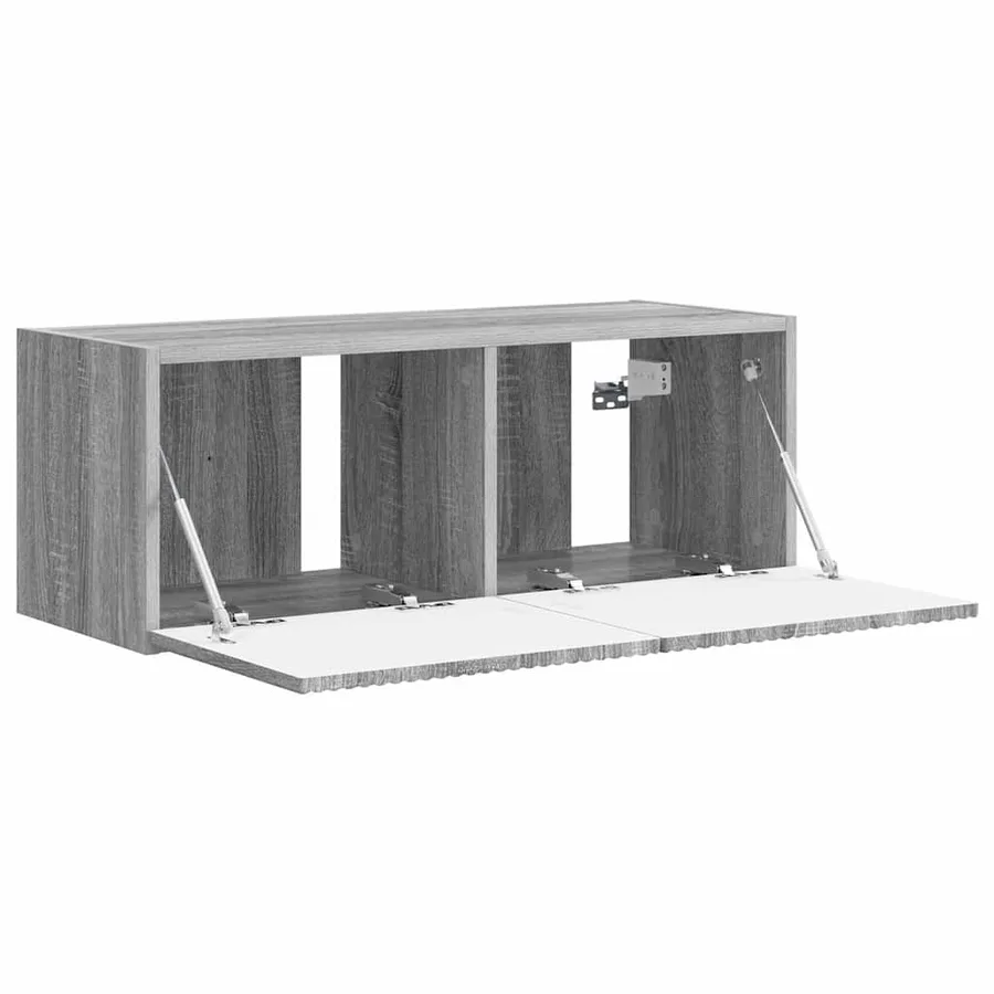 Meuble TV mural Montage mural Gris Sonoma 78,5 x 31 x 29,5 cm - 5