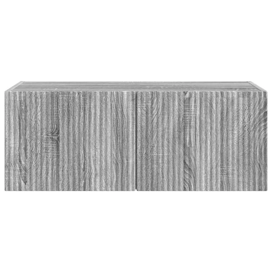 Meuble TV mural Montage mural Gris Sonoma 78,5 x 31 x 29,5 cm - 6