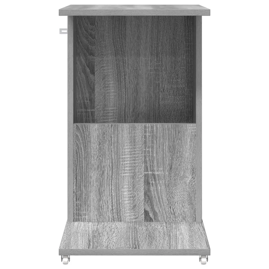 Table d'appoint Gris Sonoma 40 x 35 x 60 cm Bois d'ingénierie - 5