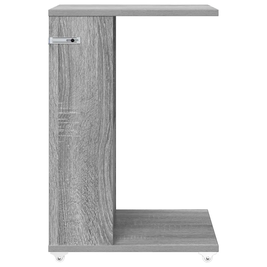 Table d'appoint Gris Sonoma 40 x 35 x 60 cm Bois d'ingénierie - 6
