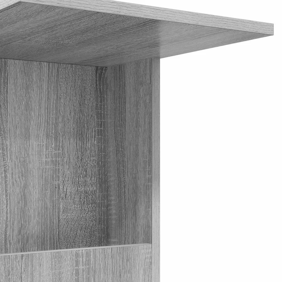 Table d'appoint Gris Sonoma 40 x 35 x 60 cm Bois d'ingénierie - 9