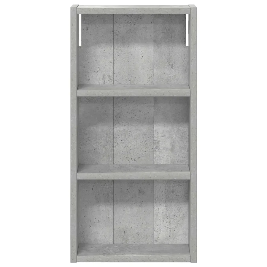 Armoire murale de salle de bain Gris Béton 30 x 10 x 60,5 cm - 6