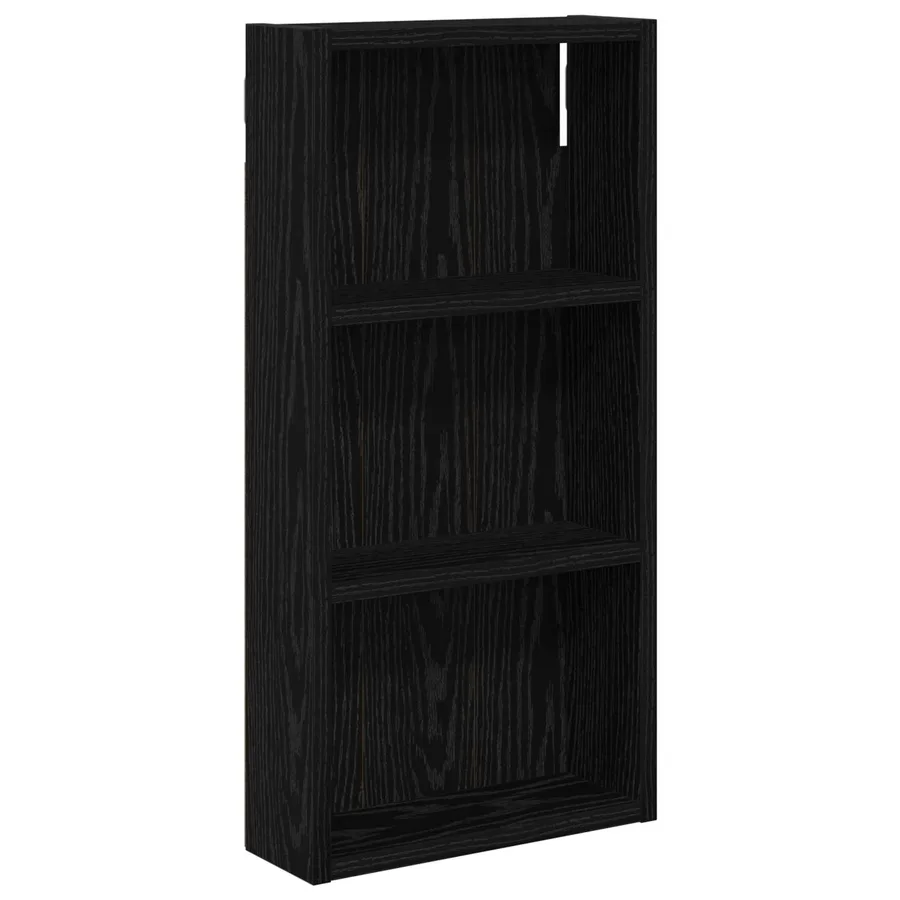 Armoire murale de salle de bain Chêne Noir 30 x 10 x 60,5 cm - 2