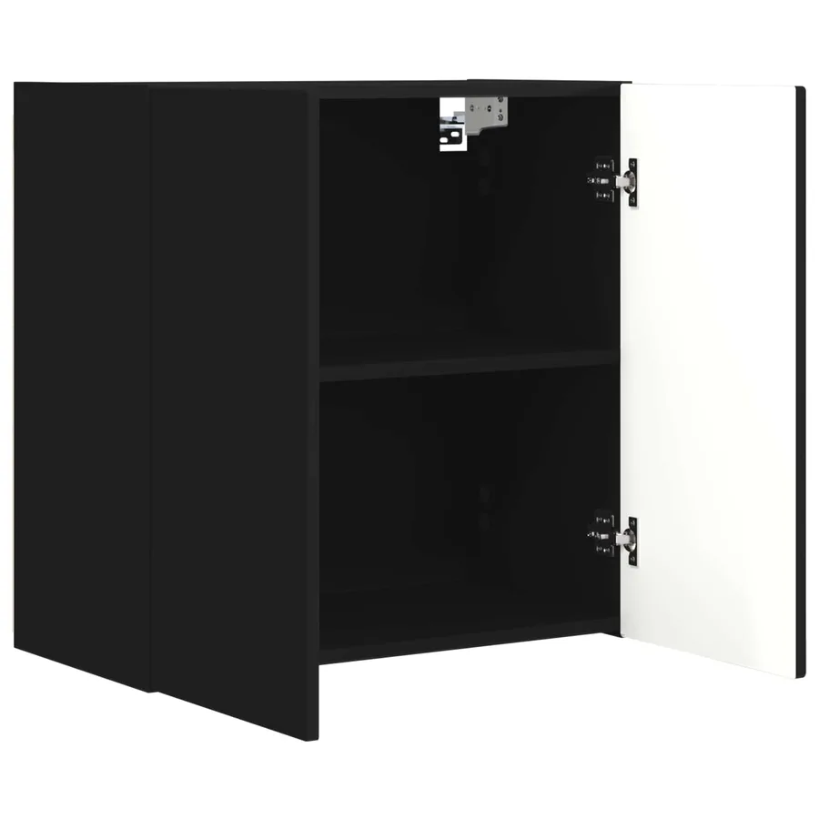 Ensemble de meuble TV mural Montage mural 6 pcs Noir - 13