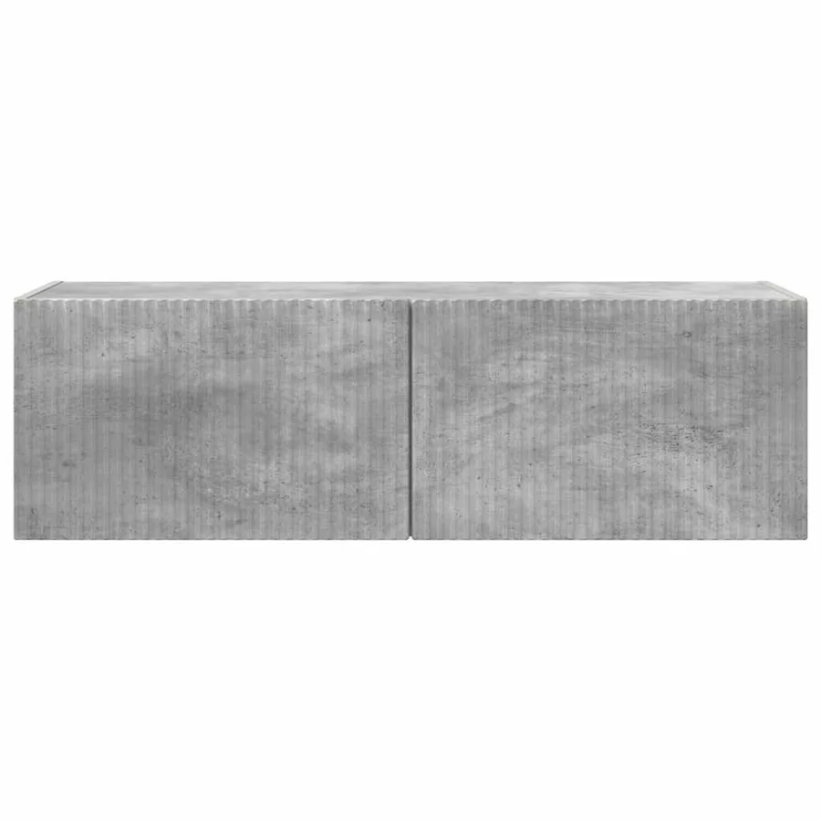 Meuble TV mural Béton 98 x 31 x 29,5 cm Bois d'ingénierie - 6