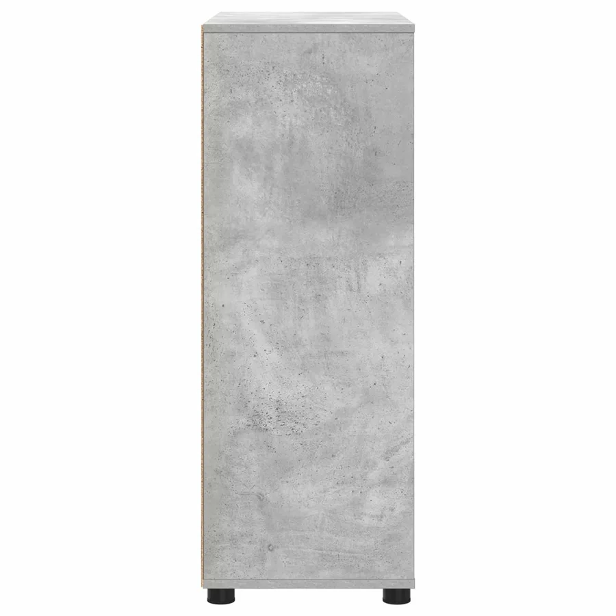 Cabinet de salle de bain Gris béton 72,5 x 36,5 x 100 cm - 7