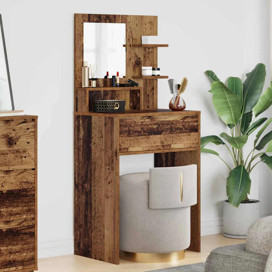 Tables de maquillage pour chambre avec tiroir Bois Ancien