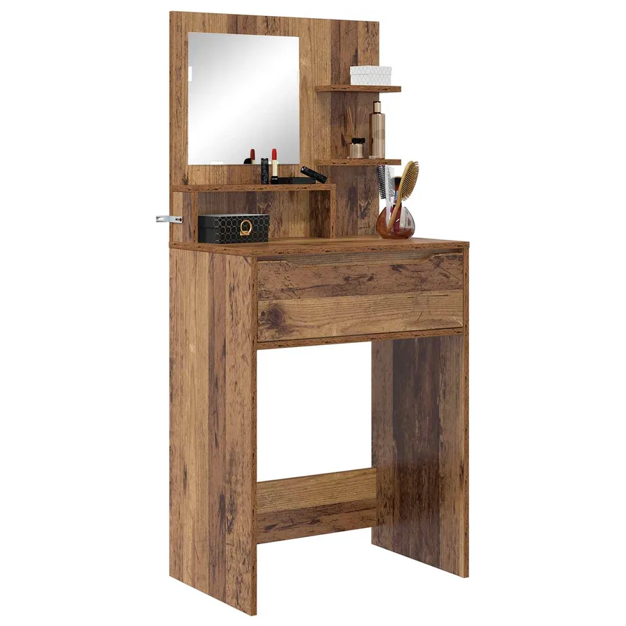 Tables de maquillage pour chambre avec tiroir Bois Ancien - 3