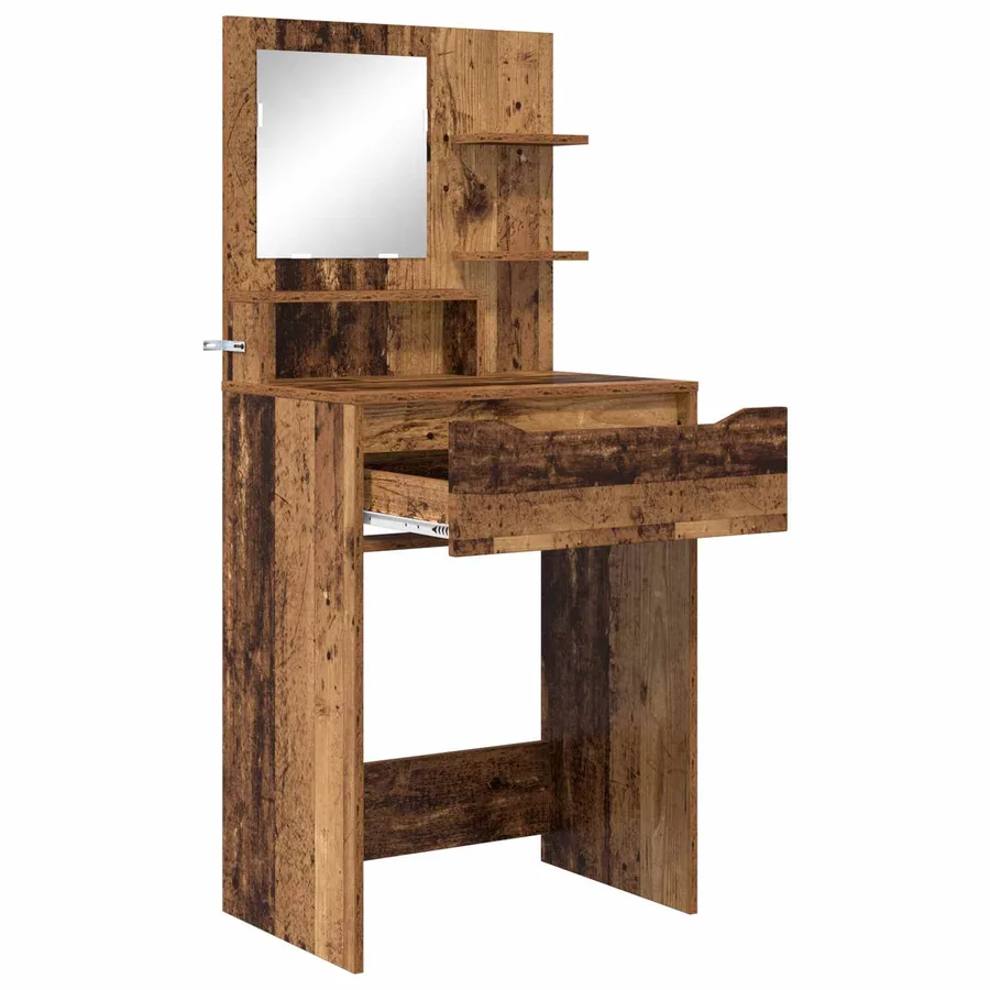 Tables de maquillage pour chambre avec tiroir Bois Ancien - 5