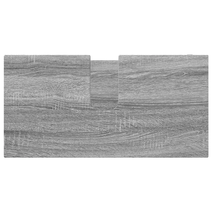 Armoire de lavabo de salle de bain Gris Sonoma 60 x 30 x 60 cm - 9