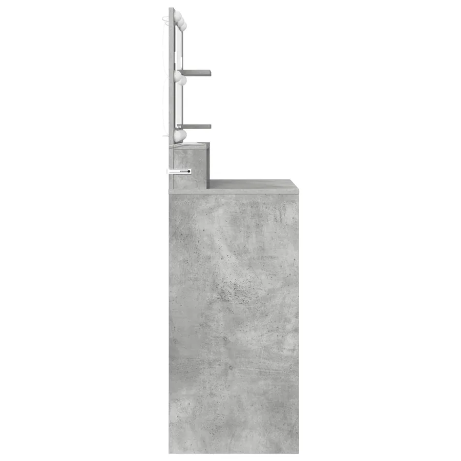 Tables de maquillage pour chambre Gris béton 80 x 39,6 x 135 cm - 7