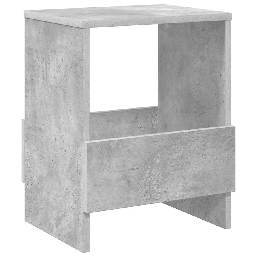 Étagère à magazines Gris béton 35 x 30 x 45 cm - 2