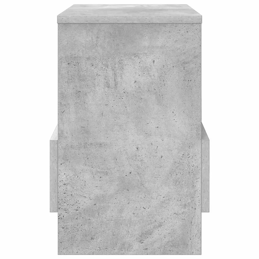 Étagère à magazines Gris béton 35 x 30 x 45 cm - 7