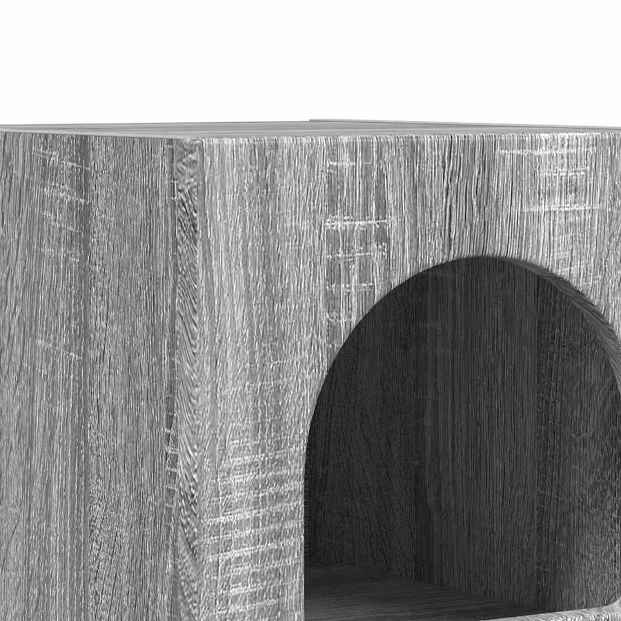 Table de chevet ELST Gris Sonoma 29,5 x 33,5 x 50 cm - 7