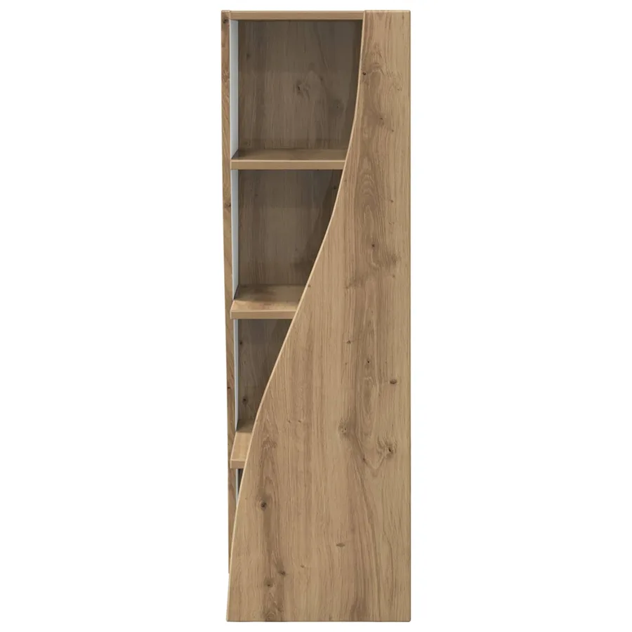 Meuble d'angle 32x32x102cm Bois d'ingénierie Chêne artisanal - 6