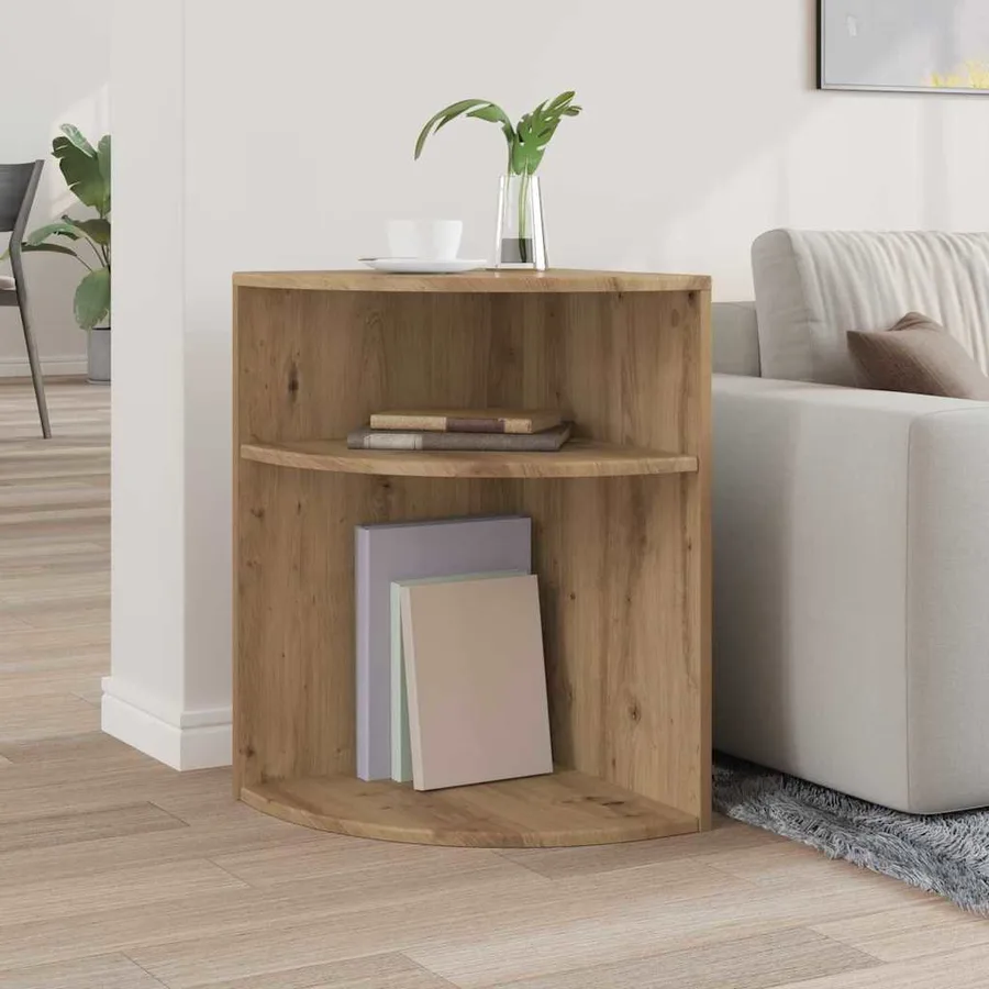 Table d'appoint Chêne artisanal 39,7 x 39,7 x 60 cm - 4