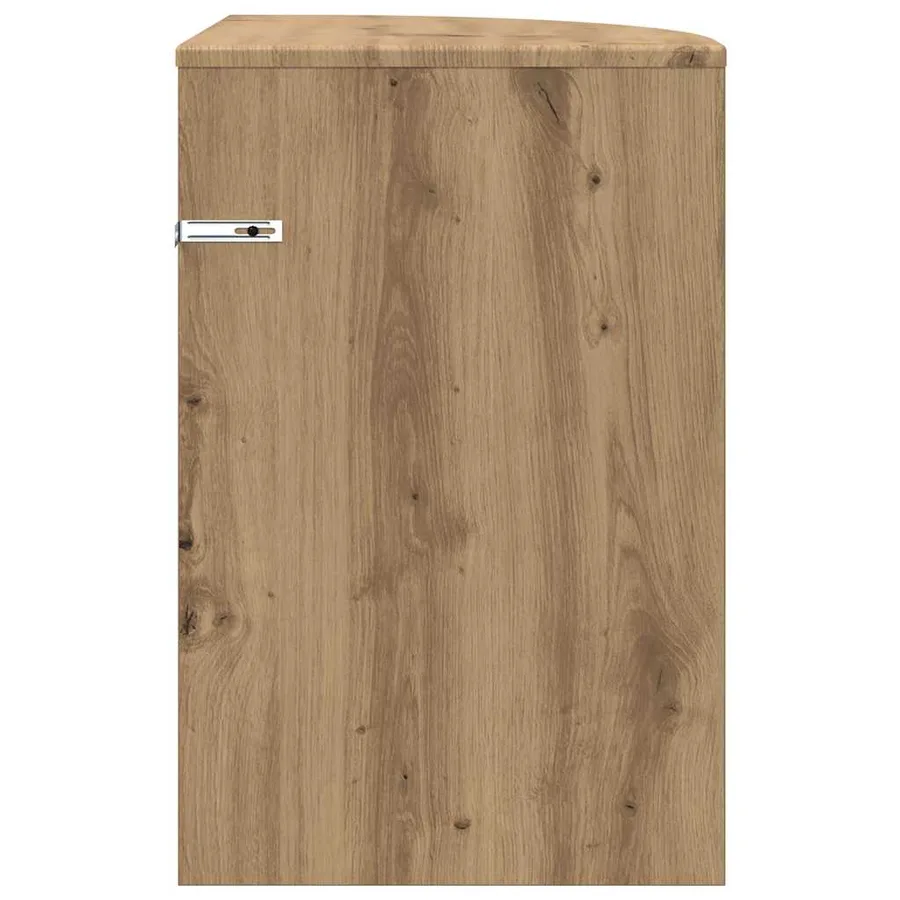 Table d'appoint Chêne artisanal 39,7 x 39,7 x 60 cm - 6