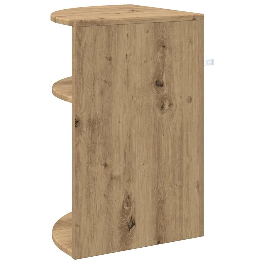Table d'appoint Chêne artisanal 39,7 x 39,7 x 60 cm - 7