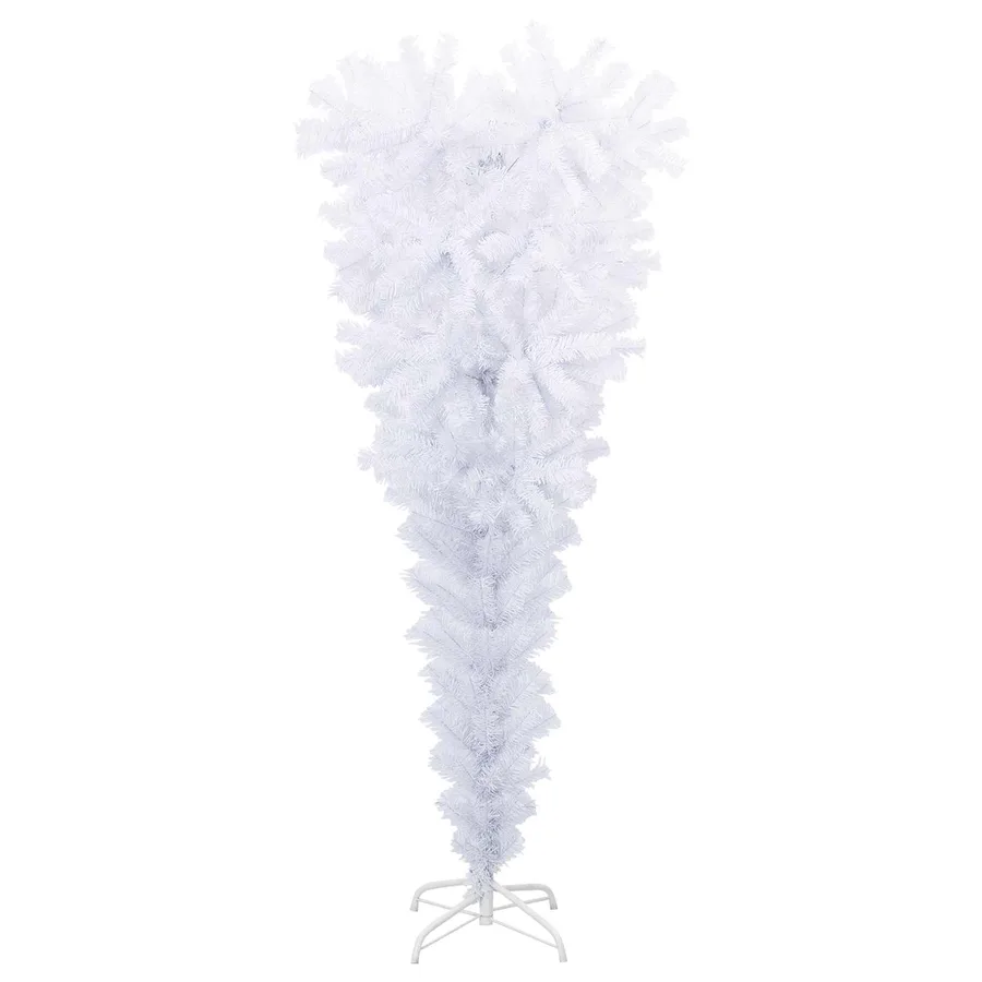 Sapin de Noël artificiel avec 150 LED Blanc 120 cm PVC et Acier - 5