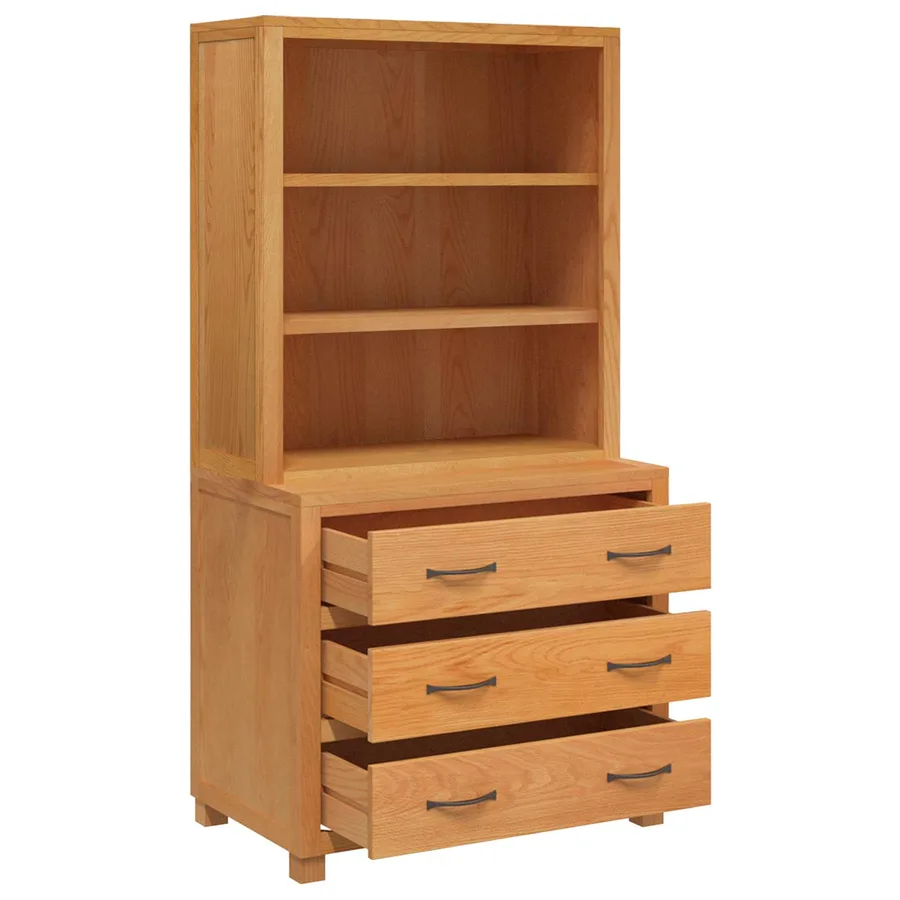 Ensemble de meubles de rangement 2 pc Marron 80 x 50 x 160 cm - 6
