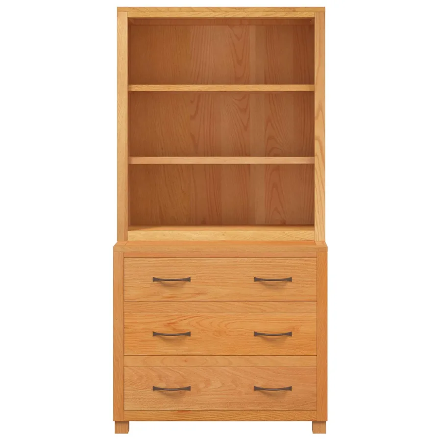 Ensemble de meubles de rangement 2 pc Marron 80 x 50 x 160 cm - 7