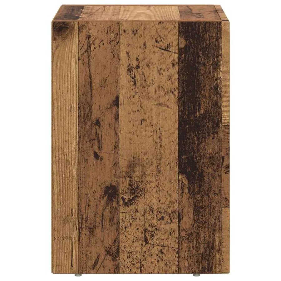 Table de chevet ELST 2 pc Bois ancien 29,5 x 33,5 x 50 cm - 7
