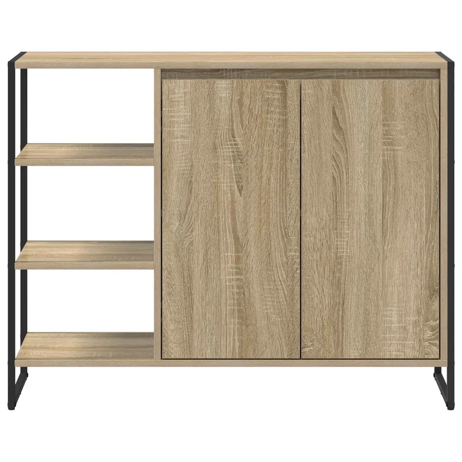 Meuble d'appoint Sonoma 96,5 x 30 x 75 cm Bois d'ingénierie - 6