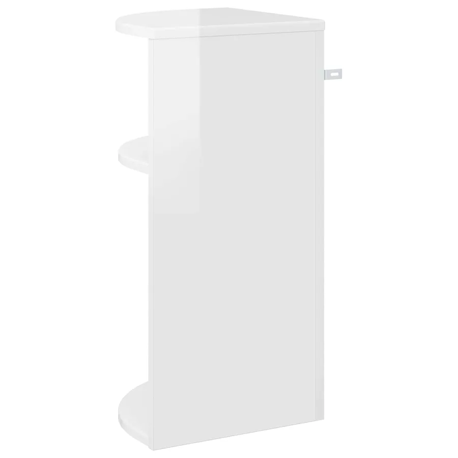Table d'appoint Blanc brillant 29,6 x 29,6 x 60 cm - 7
