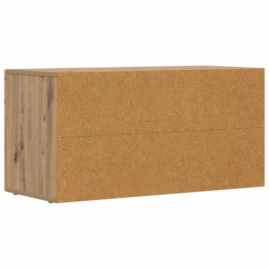 Meuble TV ELST 80 x 35 x 40 cm Chêne artisanal - 7