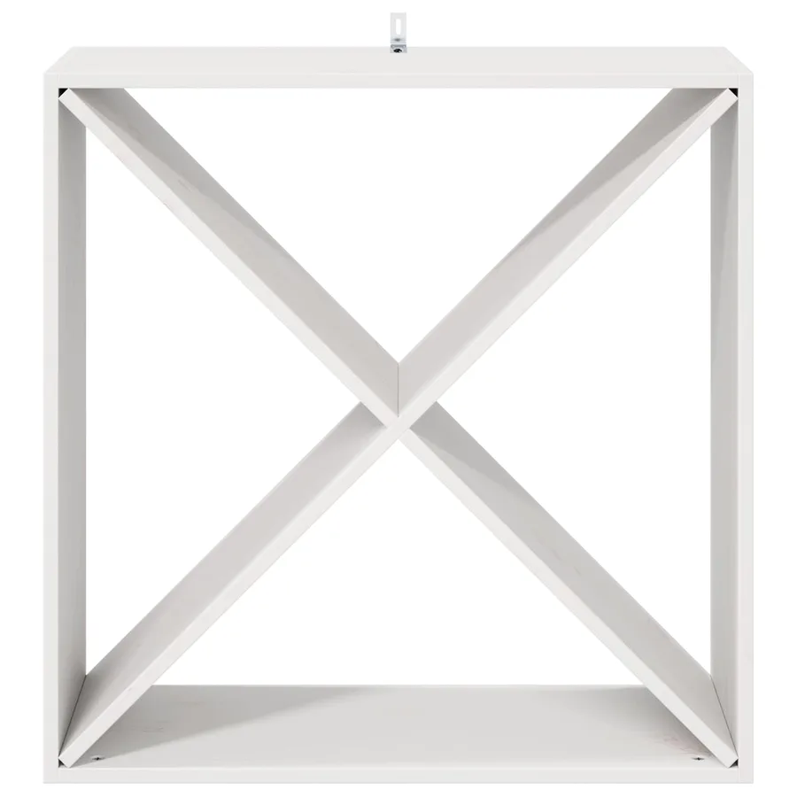Étagère à vin 4 pcs Blanc 62 x 25 x 62 cm Pin massif - 6