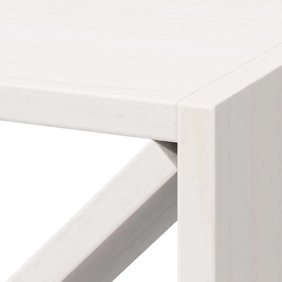 Étagère à vin 4 pcs Blanc 62 x 25 x 62 cm Pin massif - 9