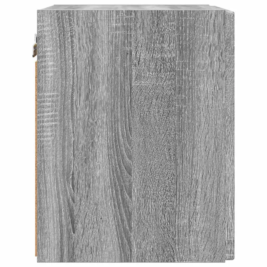 Meuble TV mural Gris Sonoma 30 x 31 x 40 cm Bois d'ingénierie - 7