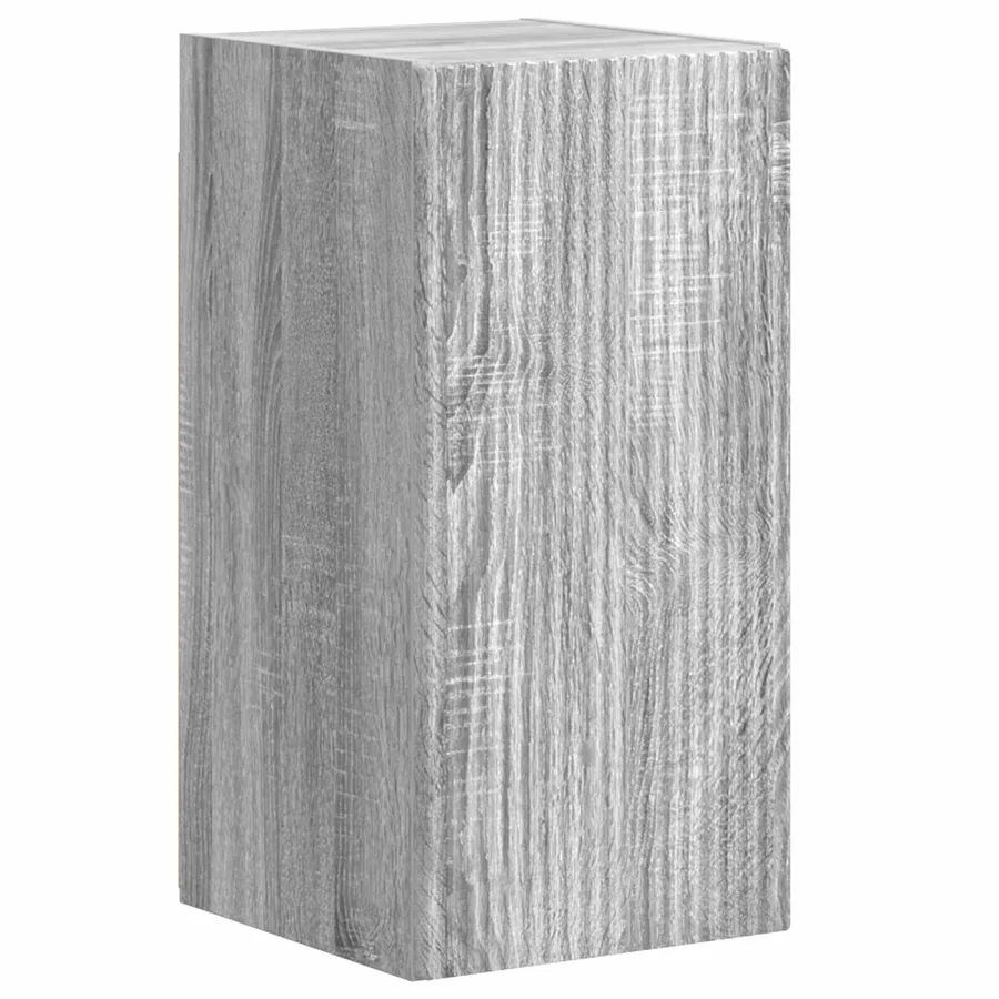 Ensemble meuble TV 4 pcs Gris Sonoma Bois d'ingénierie - 7