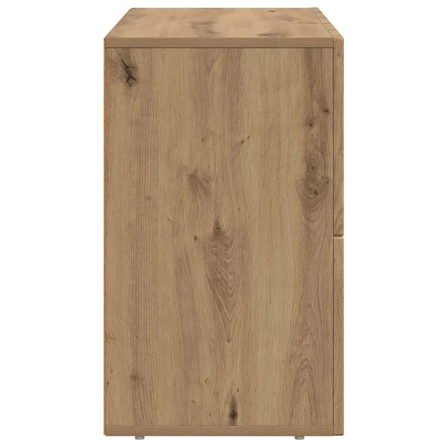 Buffet ELST Chêne artisanal 80,5 x 35 x 59 cm Bois d'ingénierie - 7
