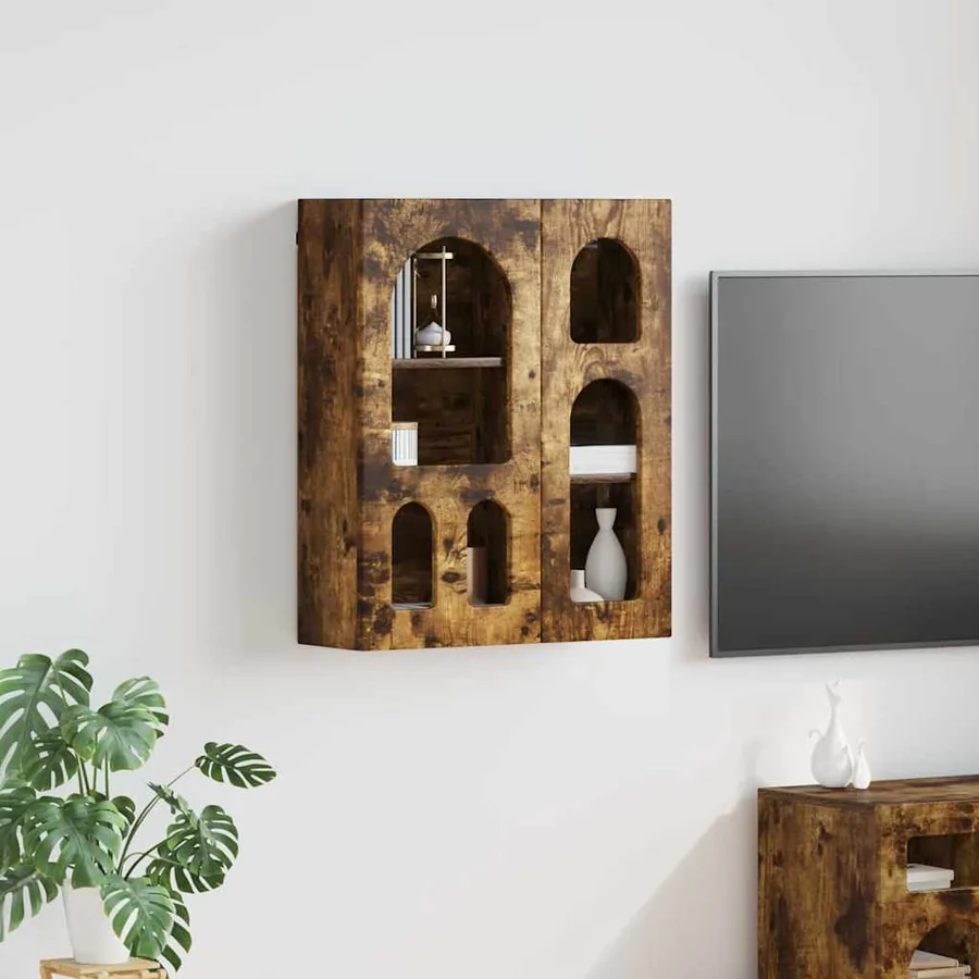 Armoire suspendue ELST Chêne fumé 59 x 20 x 71,5 cm