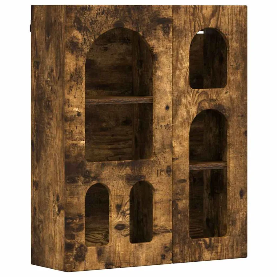 Armoire suspendue ELST Chêne fumé 59 x 20 x 71,5 cm - 2