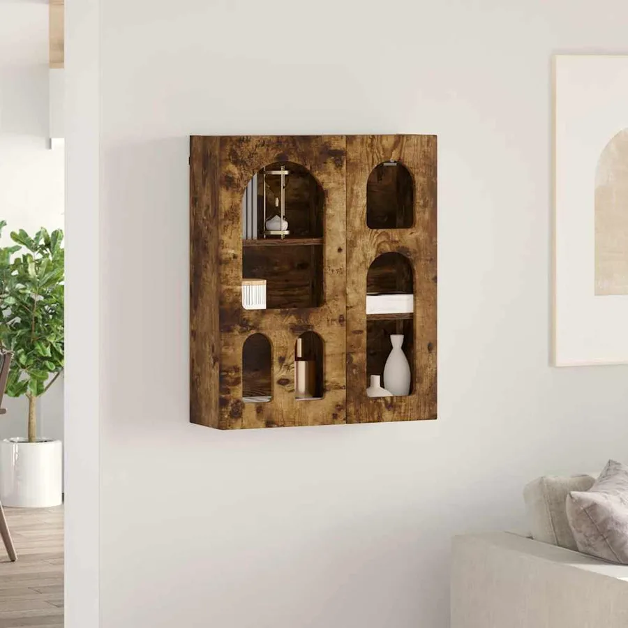 Armoire suspendue ELST Chêne fumé 59 x 20 x 71,5 cm - 4