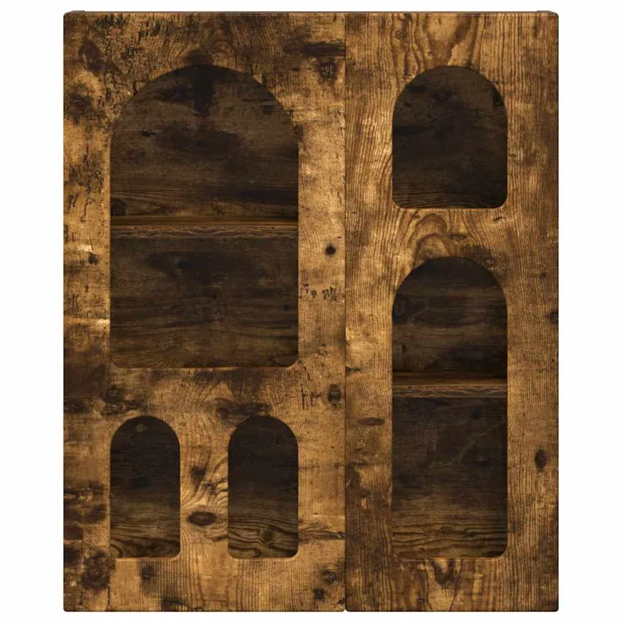 Armoire suspendue ELST Chêne fumé 59 x 20 x 71,5 cm - 5