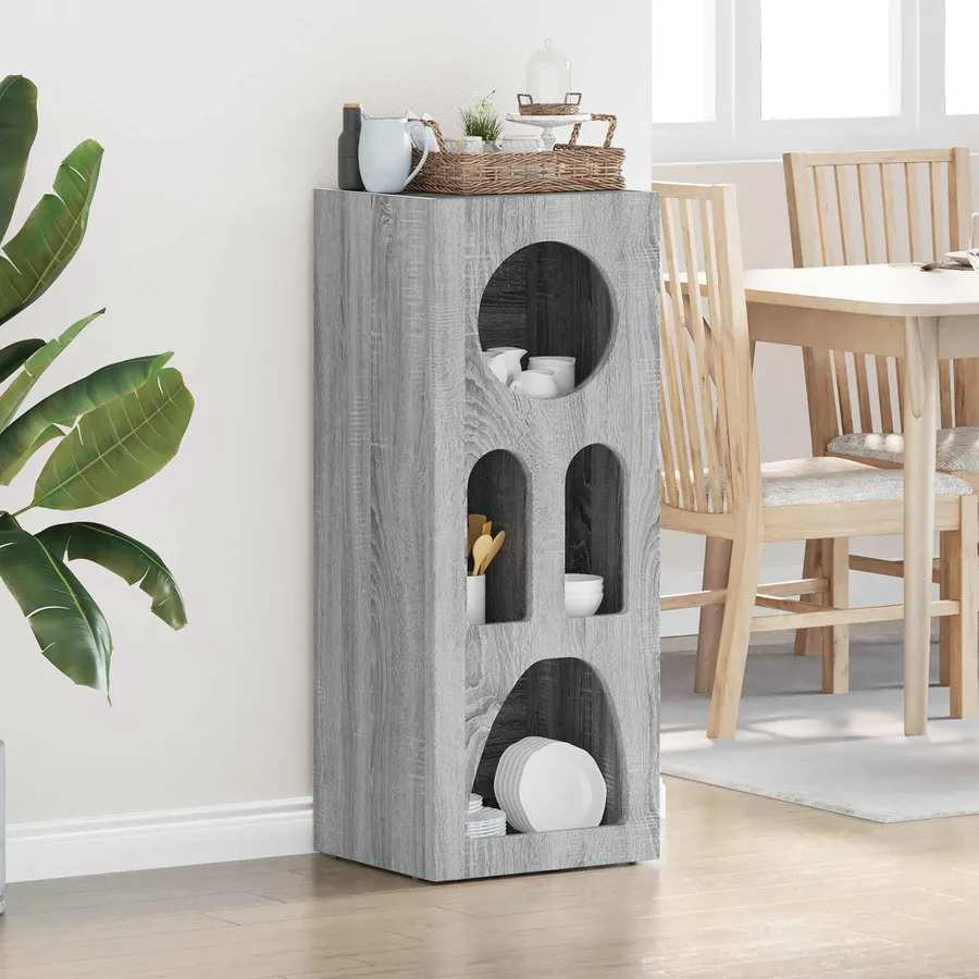 Buffet ELST Gris Sonoma 40 x 35 x 100.5 cm Bois d'ingénierie