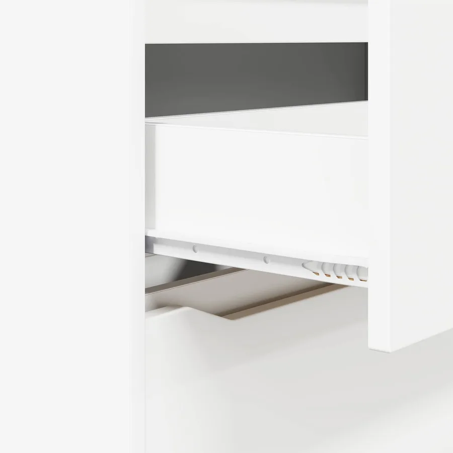 Armoire de rangement Blanc 60 x 48 x 81 cm Bois d'ingénierie - 11